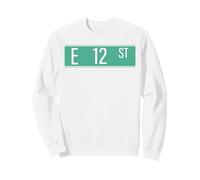 NYC Street Signs East 12th St per Uomini e Donne Felpa