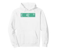 NYC Street Signs East 42nd St per Uomini e Donne Felpa con Cappuccio