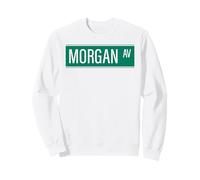 NYC Street Signs Morgan Ave per Uomini e Donne Felpa