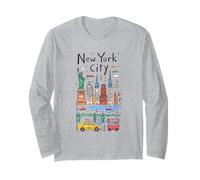 NYC Tourist Souvenir Idee per i visitatori Bambini Nipoti Maglia a Manica