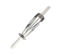NYCBZ Taglia Croissant Fette A Rullo for Croissant Cucina in Acciaio Inossidabile for Uso Domestico Taglia Pane A Forma Uniforme Tagliapasta, Grande(Large)