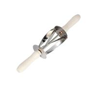 NYCBZ Taglia Croissant Fette A Rullo for Croissant Cucina in Acciaio Inossidabile for Uso Domestico Taglia Pane A Forma Uniforme Tagliapasta, Grande(Small)