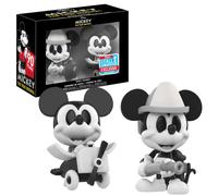 Nycc Esclusivo Mickey Mouse 90 Anni Mini Figure 2PK Pompiere & Aeroplano Pazzo