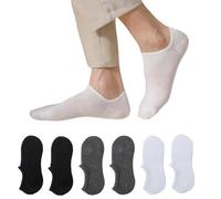 Nydunce 6 Paia, Calzini Uomo Corti e Calzini Donna Corti, 6 Paia Calzini uomo e Calzini Donna in Cotone e Traspiranti, Fantasmini Uomo e Fantasmini Donna