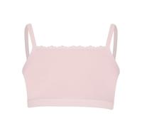 Nyeemya Reggiseni Sportivi Intimo Cotone Bambina Ragazze Bra Canottiere Corte da Allenamento Palestra Yoga Fitness Crop Top da Ballo Jazz Hip Hop Danza Moderna Rosa A 8-10 Anni