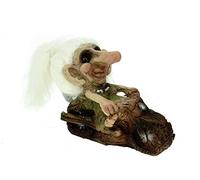 NYFORM Troll 005 Signora su Moto Originale Collezione Norvegese Portafortuna