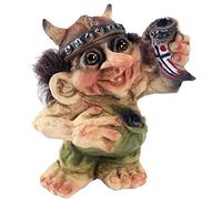 NYFORM Troll 010 con Corno Vichingo Originale Collezione Norvegese Portafortuna