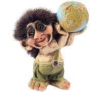 NYFORM Troll 016 ECOLOGISTA con Pianeta Originale Collezione Norvegese Portafortuna
