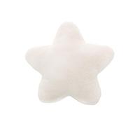 NYGGTYK 1 cuscino a forma di stella, morbido cuscino decorativo, adatto per auto, soggiorno, divano e camera da letto (bianco)