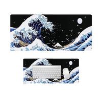 NYGGTYK 1 tappetino per mouse da gioco, grande tappetino da scrivania da gioco, grande tappetino per mouse, accessori da scrivania, tappetino per tastiera lavabile, adatto per casa, ufficio e altri