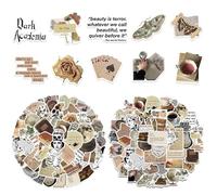 NYGGTYK 100 Adesivi Vintage, Multicolore, Autoadesivo, Impermeabili, Chitarra, Taccuino, Valigia