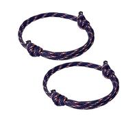 NYGGTYK 2 bracciali intrecciati per surfisti, da uomo, per surfisti, da surf, per adulti, da surf, per donne, bracciali intrecciati, da surf, Cotone