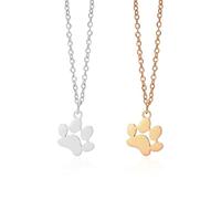 NYGGTYK 2 Pezzi di Collana Stampata Ad Artiglio, Collana Carina, Collana di Design Creativo, Collana Divertente, Collana Minimalista Personalizzata.