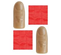 NYGGTYK 2 Pezzi di Dita Simulate E 2 Pezzi di Sciarpe, Forniture Magiche, Oggetti di Scena, Oggetti di Scena Creativi, Nuovi Giocattoli.