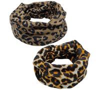 NYGGTYK 2 Pezzi Di Sciarpa Con Stampa Leopardata, Sciarpa Retrò, Sciarpa A Collo Caldo, Sciarpa Femminile, Accessori Per Abbigliamento.