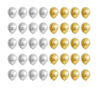 NYGGTYK 40 Pezzi di Palloncini di Compleanno, Palloncini in Lattice, Decorazioni per Feste di Compleanno, Disposizione delle Scene, Palloncini Semplici