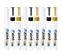 NYGGTYK 9 Pezzi di Penna di Vernice, Penna di Pennarello, Penna di Vernice Impermeabile E Penna Patch, Che Possono Essere Utilizzate per Pietra, Legno, Vetro, Metallo