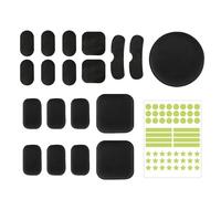 NYGGTYK Melmetto da 19 Pezzi Feline Interno E 1 Pezzo di Adesivo Riflettente, Accessori per Il Casco, Sostituzione del Pad del Casco, Cuscinetto A Elmetto Morbido E Resistente.