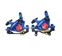 NYK Zoom - Pinze freno a disco idraulico per mountain bike anteriore e posteriore (blu)