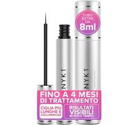 NYK1 Siero Ciglia Allungante CONCENTRATO (XL - 8ml) Siero Per Ciglia LashForce Per Crescita E Spessore - Lash Serum Per Una Facile Applicazione E Risultati Duraturi Per Ciglias Piu Folte E Lunghe