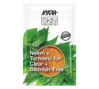 Nykaa Naturals Skin Secrets - Maschera da donna con neem e curcuma, 1 pezzo