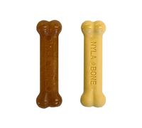 Nylabone Kit Per Cuccioli In Dentizione, Confezione Da Due Ossi Per L'Igiene Dentale, 1 Osso Morbido, 1 Rigido, Per Cuccioli Di Cane Fino - 7000g