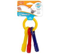 Nylabone Masticabile e Giocattolo per l'igiene Dentale di Cuccioli in dentizione, Formato Chiavi, al Sapore di Pollo, per Cuccioli di Cane Fino a 7 kg - 103.5 g