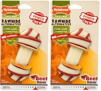 Nylabone Osso ricompensa al Formaggio Extreme Cheese Treat Bone | Giocattolo masticabile per l'igiene Dentale dei Cani | Gusto Formaggio | Large | per Cani Fino a 23 kg (Confezione da 2)
