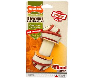 Nylabone Osso ricompensa al Formaggio Extreme Cheese Treat Bone | Giocattolo masticabile per l'igiene Dentale dei Cani | Gusto Formaggio | Large | per Cani Fino a 23 kg