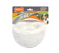 Nylabone Power Play Gripz - Palla da calcio per cani, con design facile da raccogliere, misura media, 14 cm