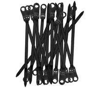 Nylon Cable Ties, Multifunctional Cable Ties with Screw Hole, 0,16 x 5,91 pollici, 100 x Reusable Wire Fasteners, Durable Fastening Gadgets for Indoor, Home, Studio, Workshop Use