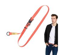 Nylon Camping Belt - 48 Inch Adjustable Hiking Gear, Lightweight Webbing Waist Strap, Heavy Duty Iron Buckle Hardware | Versatile Outdoor Work Belt For Men Mountaineering Camping Adventure Unit