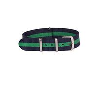 Nylon cinturino 12mm-22mm Navy Bianco Rosso Nato Strap nylon impermeabile Watch Band, sol, 12mm