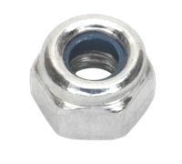 Nylon Controdado M4 Zinco Confezione Di 100 - Sealey NLN4 Nuovo