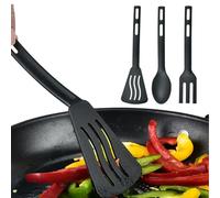 Nylon Cooking Utensil Set, Heat Resistant Kitchen Tools, Non Stick Safe Spatulas, Lightweight Camping Cookware Kit, Sturdy Outdoor Cooking Accessories For Hiking, Travel, RV, Home Kitchen Use