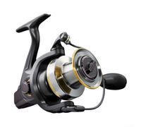 Nylon corpo mulinello da pesca rapporto 5.1: 1 nero finitura cromata (modello 3000)