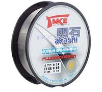Lineaeffe Filo da Pesca Take Akashi Ultraclear Fluorocarbon 100 m 100 m D. 0.200 mm Fluorocarbon Ideale per Tutte Le Tecniche di Pesca Spinning Surfcasting Trota Bolognese Lago Invisibile in Acqua
