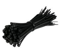 Nylon Fascette Fermacavo Nero Bianco 100-300mm Piccolo Chiusura Spesso Thin 100/