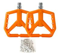 Nylon Mountain Biciclette Pedali Cuscinetti Sigillati Antiscivolo Leggero Biciclette Pedali Largo Piatto Ciclismo Durevole Antiscivolo Cuscinetti Sigillati Bici Da Strada Nylon Ciclismo