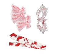 Nylon multiuso terrificante effetto sangue, Bloodstains 3 pieces