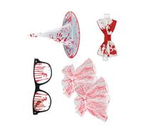 Nylon multiuso terrificante effetto sangue, Bloodstains 4 pieces