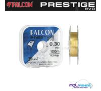 NYLON PESCA FALCON PRESTIGE EVO YELLOW FLUORO COATED BOBINA DA 1000 MT NEW