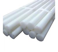 Nylon Rod Bastone bianco in poliammide PA6 Canne in nylon puro Diametro asta resistente all'usura 4 mm ~ 50 Barra for lunghezza di lavorazione 25 cm/50 cm(Diameter 25mm,Length 25cm)