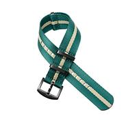 Nylon Seatbelt Watch Band Strap Nato Military Wristband 20mm Sostituzione/22mm, 20mm Indietro Fibbia