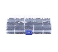 Nylon Standoff Spacer Kit 250PCS | M2 M3 Male Female Hex Column Screw Nut Set | PCB Circuit Board Mounting/Electronics Projects | PA66 Insulation & Protection - Degradation (M3 single pass-A)