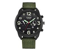 Nylon Trendy Six Dial Strap Outdoor Mani Occhi Orologio Creativo Uomo Orologio Tre Uomo Orologio Altimetro, Multicolore, misura unica, Cinturino
