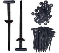 Nylon Universal Cables tie Buckle, Multi-Purpose Nylons Cables Management, Nylon Universal Cable tie Buckle Fixion tools for Car Daily, Stop Loose Parts (100)