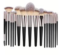 NylonArticle - Set di 20 pennelli da trucco Kabuki per cipria, ombretto, pennelli sintetici di alta qualità, per contouring, correttore, fondotinta, cipria, ombretti, 18 pezzi
