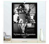 Nylons und Zigaretten (hochwertiger Premium Wandkalender 2026 DIN A2 hoch), Kunstdruck in Hochglanz: Das Porträt zweier moderner Frauen der Zwischenkriegszeit