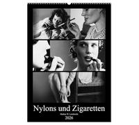Nylons und Zigaretten (Wandkalender 2026 DIN A2 hoch), CALVENDO Monatskalender: Das Porträt zweier moderner Frauen der Zwischenkriegszeit